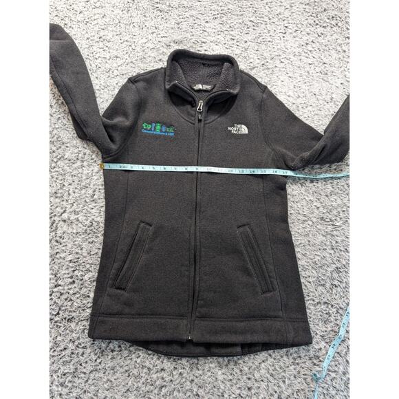 The North Face Jacket Women Medium Black Embroidered Normcore Full Zip Outdoor - Picture 5 of 8